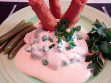 Aiguillettes de dinde à la crème