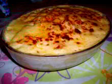 Gratin de gnocchi sauce Alfredo