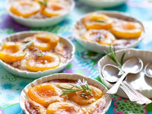 Petits gratins express aux abricots