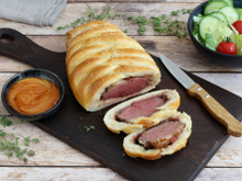 Pain brioché tressé au Magret de Canard