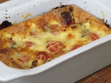 Clafoutis de tomates cerises économique