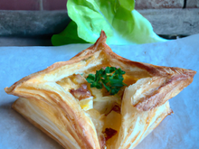 Tarte chèvre en feuille de brick
