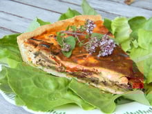 Tarte estivale aux légumes grillés