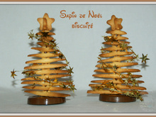 Sapin de Noël biscuité