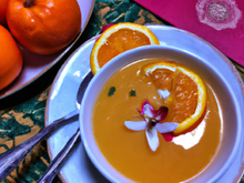 Soupe d'orange et badiane