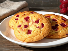 Cookies framboise-chocolat blanc