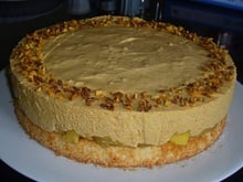 Bavaroise caramel & ses pommes confites