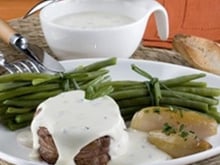 Tournedos sauce Saint Agur