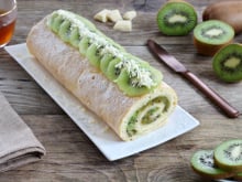 Gâteau roulé au Kiwi de l'Adour IGP