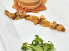 Crousti-tartine de foie gras aux esprits fruités
