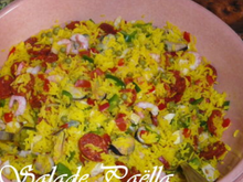 Salade paëlla