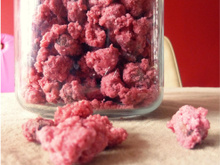 Pralines roses maison