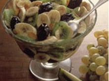 Salade de bananes et de kiwis