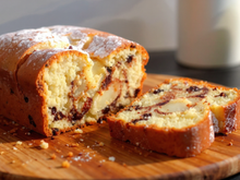 Cake à la poire et aux pépites de chocolat