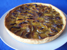 Tarte aux prunes reine claude