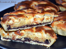 Tartelettes pomme, chocolat, amande