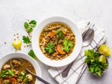 Lentilles aux carottes au Cookeo