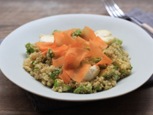 Salade de quinoa avocat & carottes