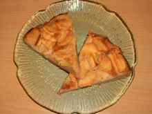 Clafoutis aux pommes et vergeoise