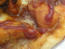 Mini pizza au poulet goût barbecue