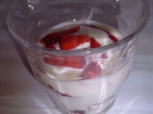 Verrine de fraise