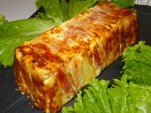 Cake de pommes de terre à la crème de camembert