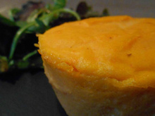 Flan aux carottes & ricotta