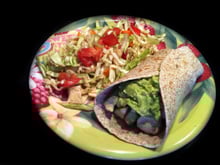 Diet' Burrito: Poulet con Guacamole !