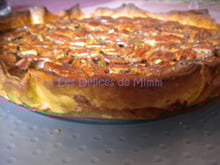 Tarte aux noix de pécan, sirop d'érable et fève tonka