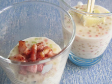 Crème à la Fourme d'Ambert AOP et aux perles de tapioca