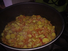 Courgettes trompettes à la Marseillaise