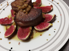 Filet mignon de chevreuil aux figues