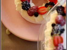 Pavlova cream cheese aux fruits rouges