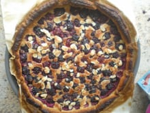 Tarte aux mures amandées