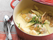 Lapin à la sauce gorgonzola