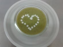 Velouté d'asperges et courgettes