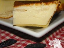 Gâteau magique poire/fève tonka