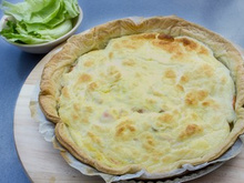 Carré Frais (300g), une tarte soufflée au saumon fumé à couper le souffle !