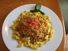 Riz cantonnais-papaye