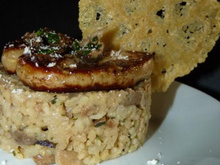 Risotto aux cèpes et au foie gras pour les fêtes