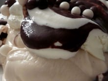 Pavlovas camouflées en Omelettes Norvégiennes