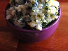 Tartinade d'ail de Lomagne confit au citron vert