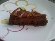 Cheesecake au chocolat-caramel