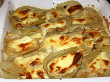 Gratin de fenouil au Saint-Marcellin