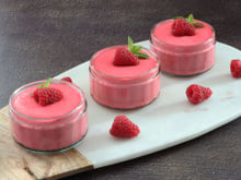 Mousse de framboises sans gélatine