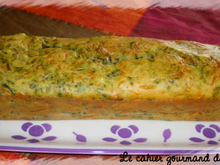 Cake à l'oseille et au saumon (ou cabillaud)