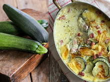 Comment préparer une “courgiflette” cette variante de la tartiflette à faire avec des courgettes ?