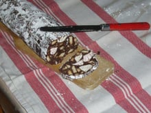 Saucisson aux deux chocolats 