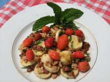 Douceur légére fraise-banane maison