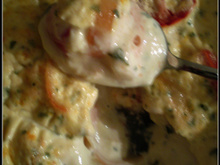 Crème brûlée tomates & surimi